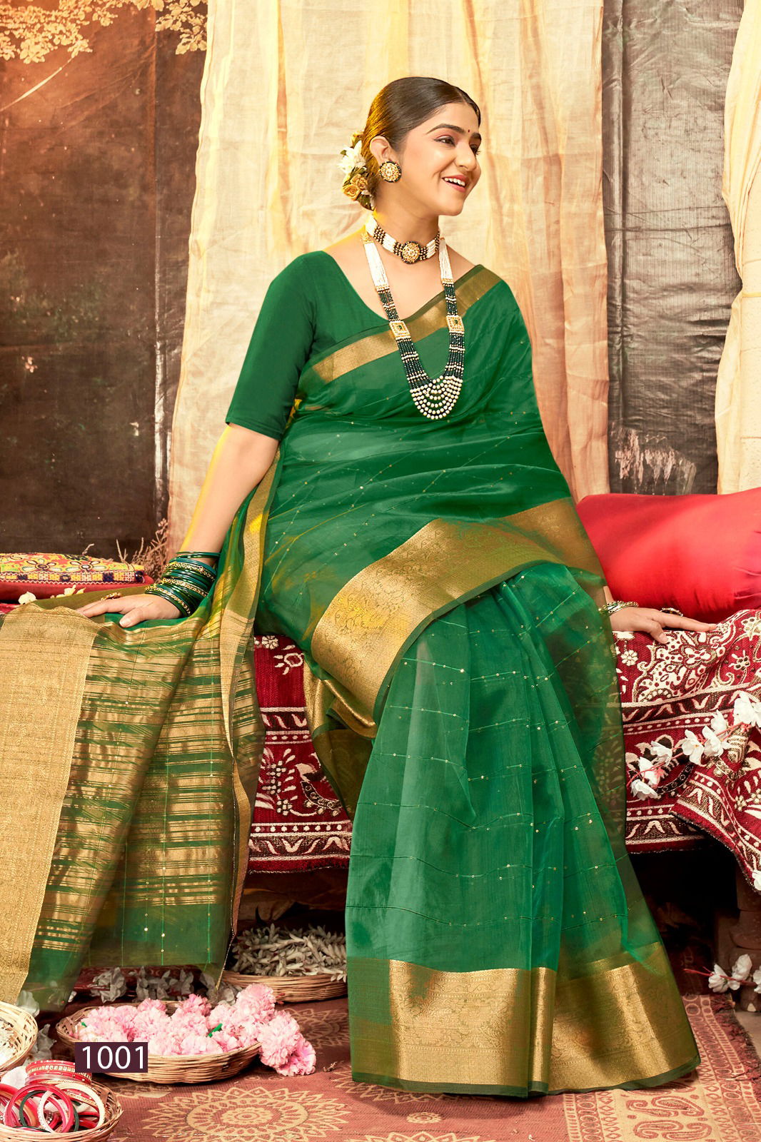 Niharika Vol 1 By Saroj Heavy Sequence Soft Organza Silk Designer Sarees Wholesale Shop In Surat
